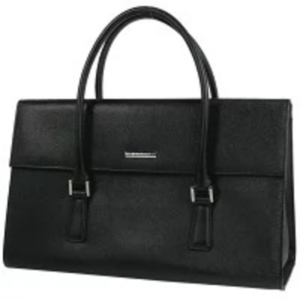 Burberry handbag tote bag leather Nero Black